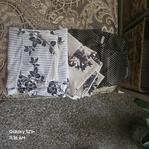 Floral and Polka Dot Women's Apparel Set